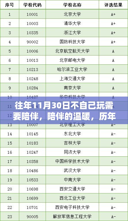 历年11月30日的陪伴时光，温暖陪伴驱散孤独的日子回顾