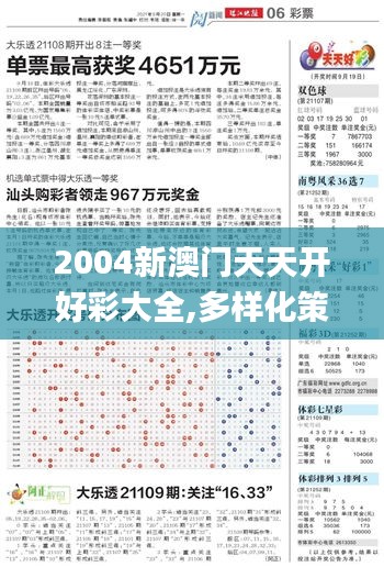 2004新澳门天天开好彩大全,多样化策略执行_4K1.926