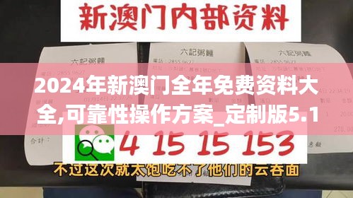 2024年新澳门全年免费资料大全,可靠性操作方案_定制版5.161