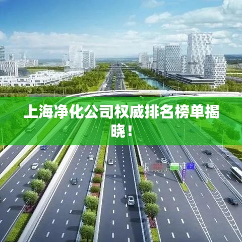 上海净化公司权威排名榜单揭晓！